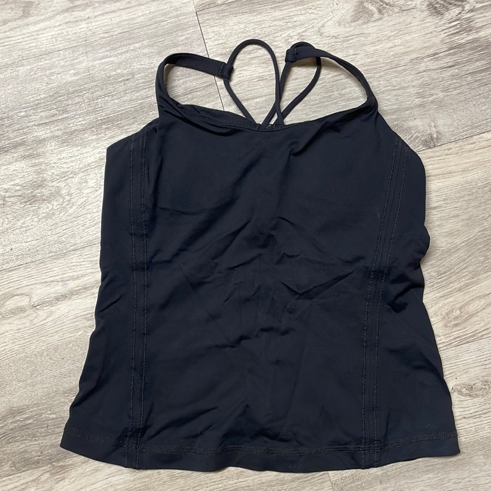 Lululemon black tank sz 8
